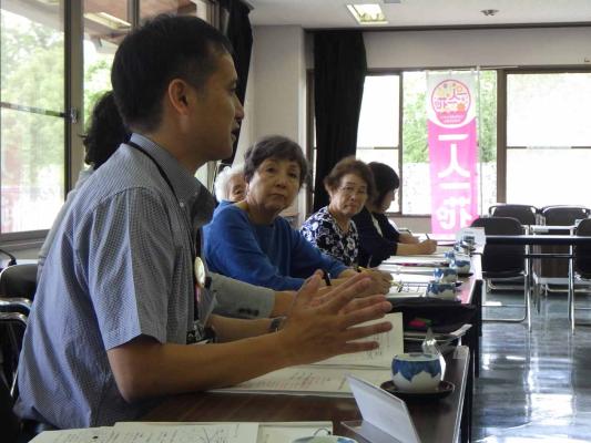 市）一人一花推進課長　上原さん